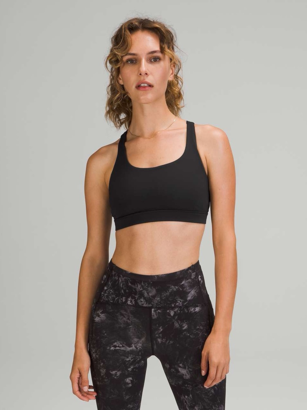 LULULEMON Black Energy Sports Bra Size 6
